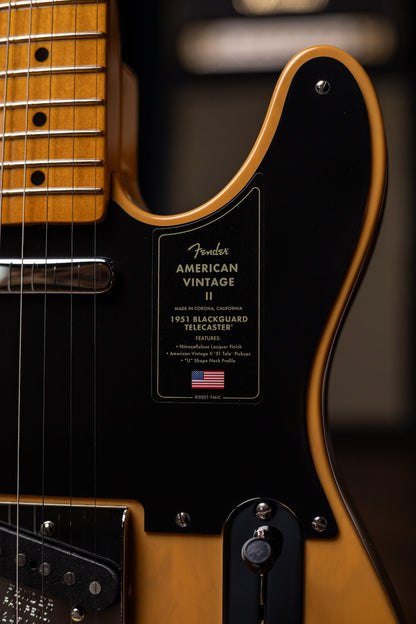 Fender American Vintage II 1951 Telecaster® Electric Guitar - Butterscotch Blonde