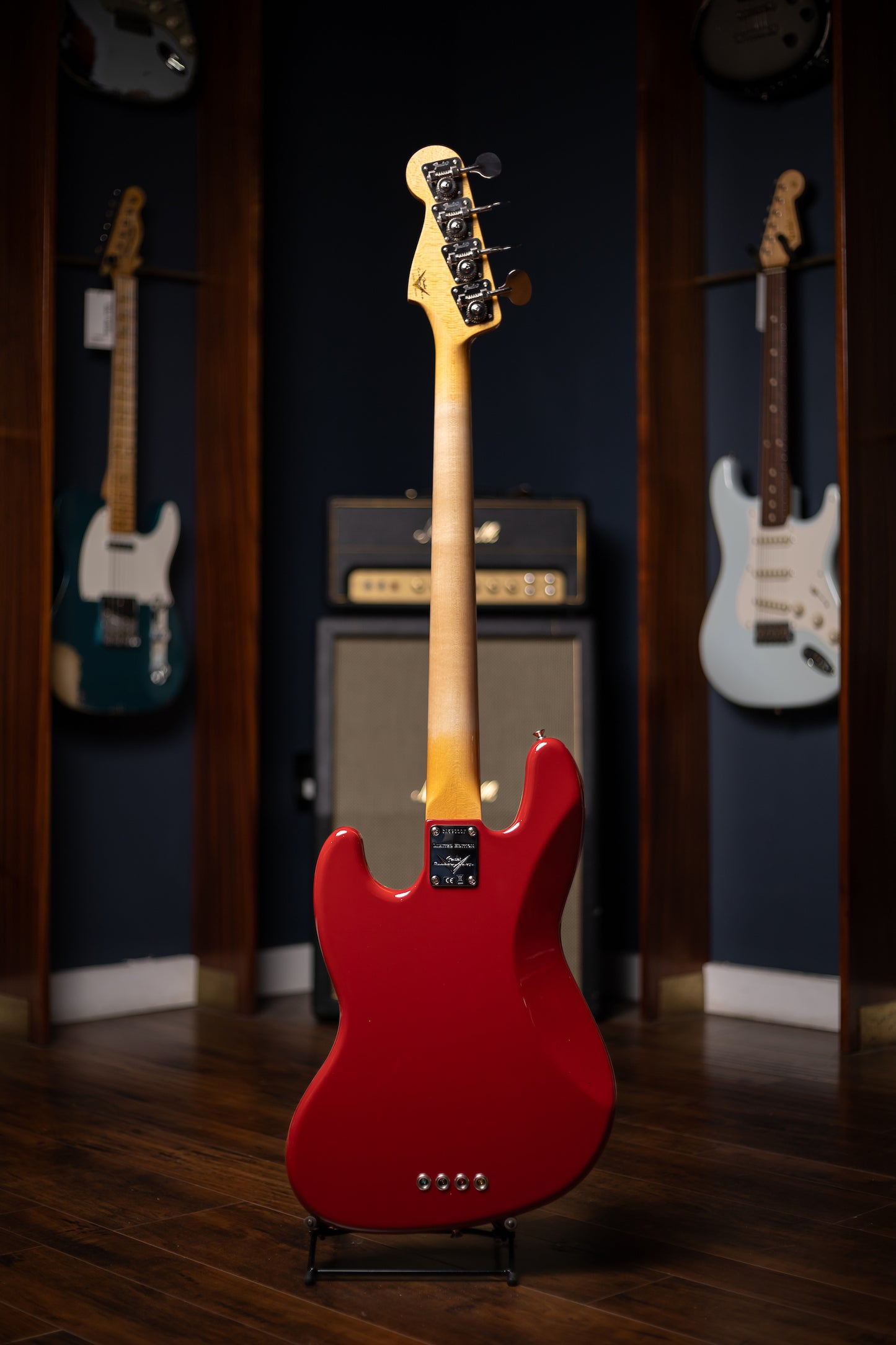 Fender Custom Shop Limited Edition Jazz Bass Special NOS Electric Bass - Aged Dakota Red