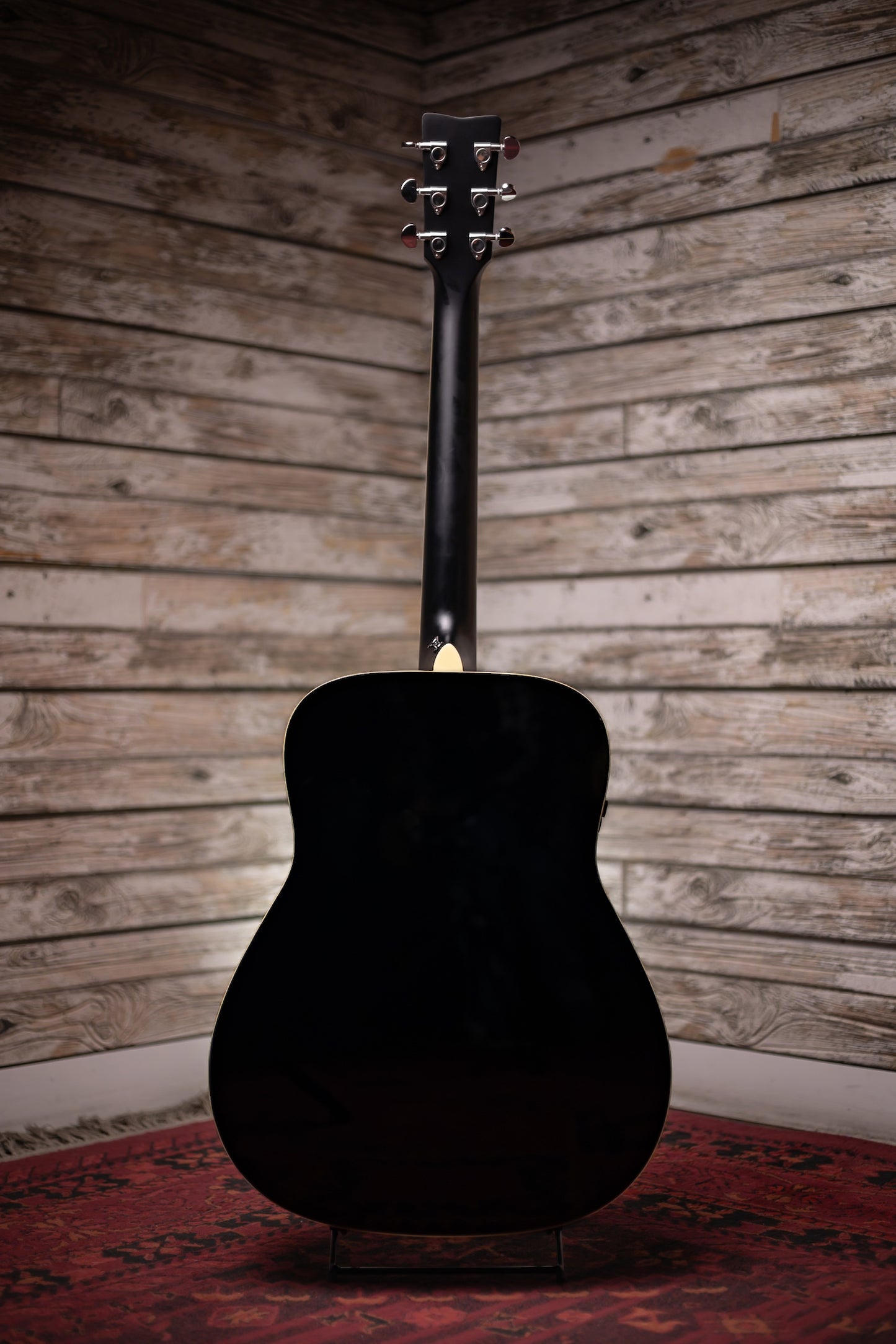 Yamaha FG-TA TransAcoustic Dreadnought Guitar - Black
