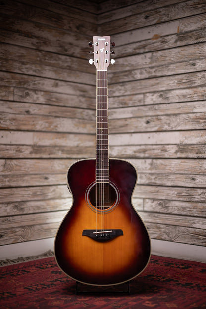 Yamaha FS-TA TransAcoustic Concert Acoustic Guitar - Brown Sunburst