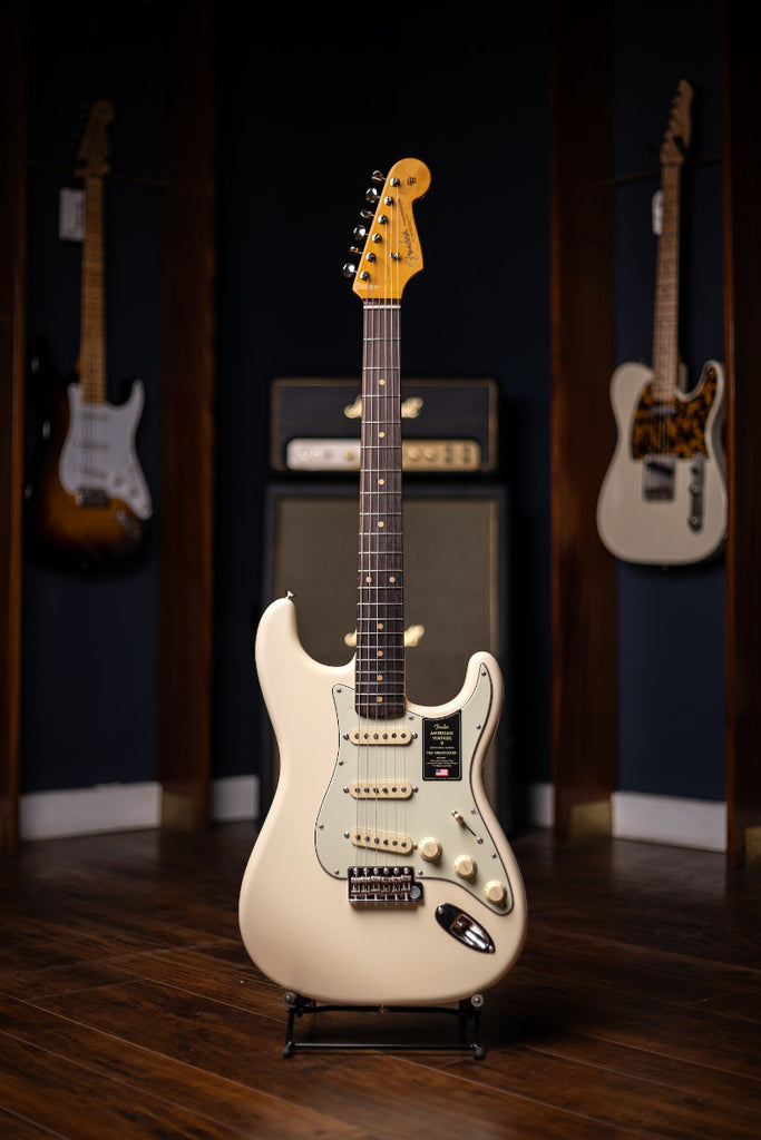 Fender American Vintage II 61 Stratocaster Electric Guitar - Olympic White