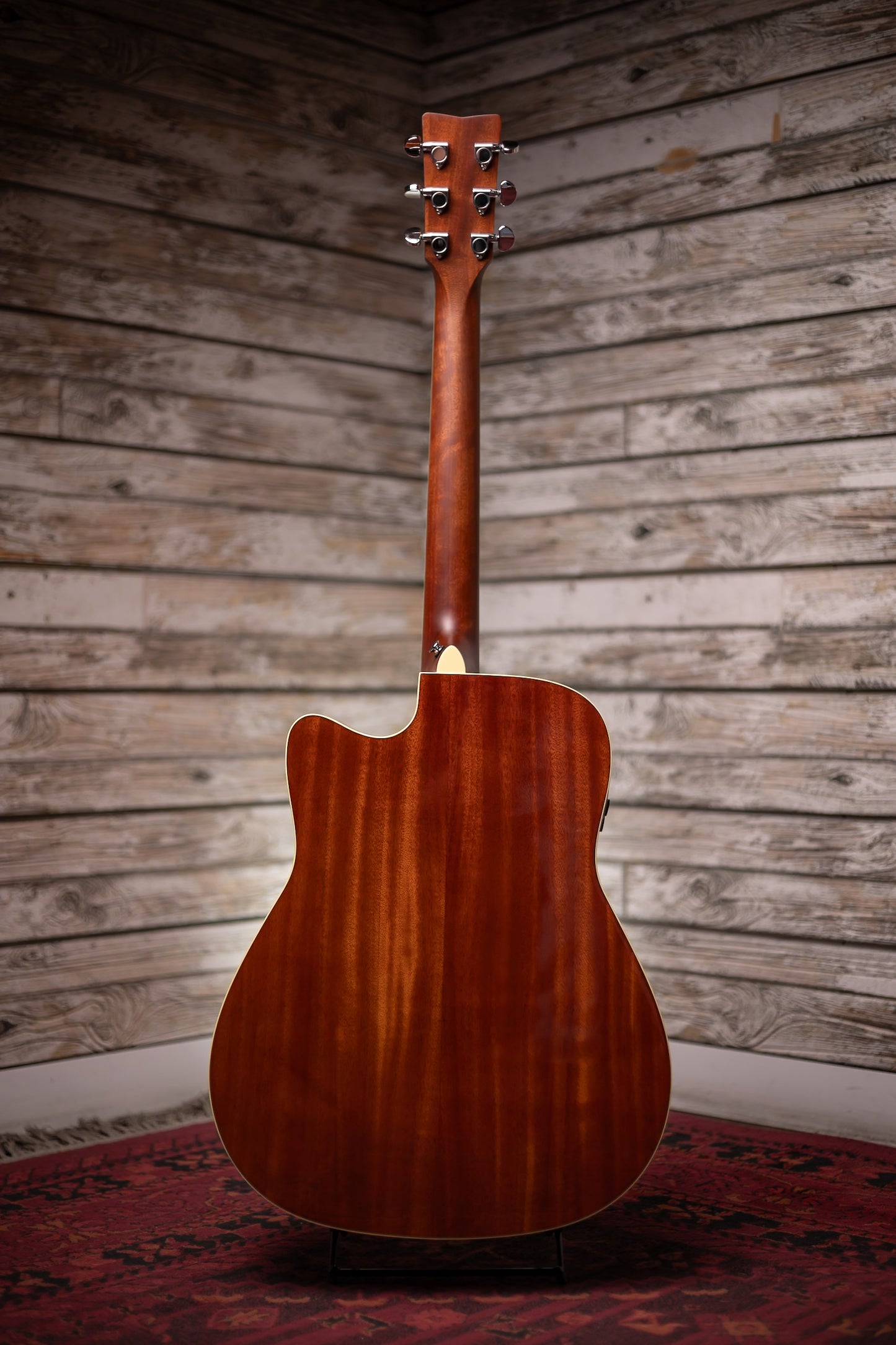 Yamaha FGC-TA TransAcoustic Dreadnought Acoustic-Electric Guitar - Brown Sunburst