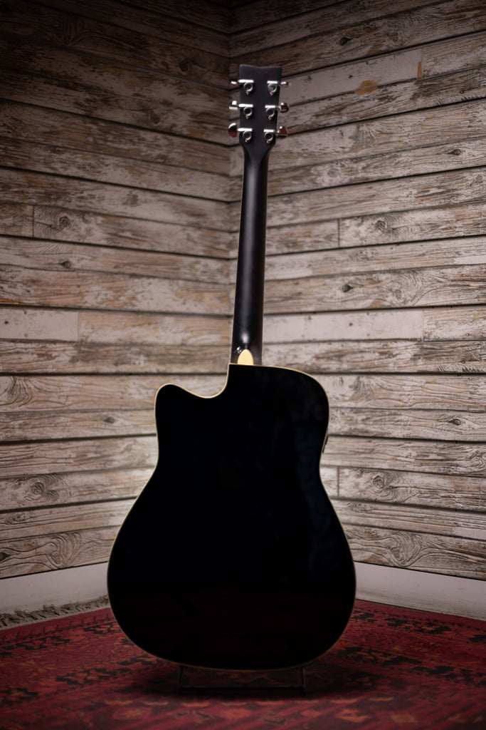Yamaha FGC-TA TransAcoustic Guitar - Black