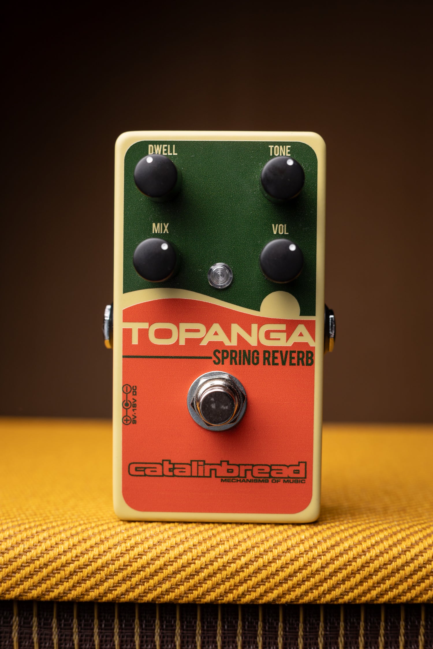 topanga reverb pedal Catalinbread Spring Guitar Effects Das Eventbike – KASIMIR Kit_Accessories Color stripe:Green The outboard Fender 6G15