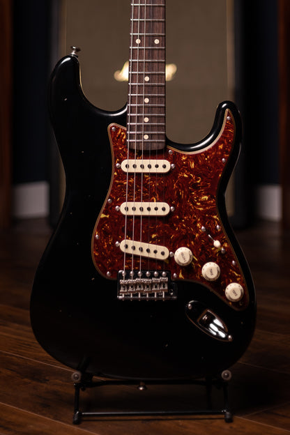 Fender Custom Shop Postmodern Stratocaster Journeyman Relic with Closet Classic Hardware - Aged Black