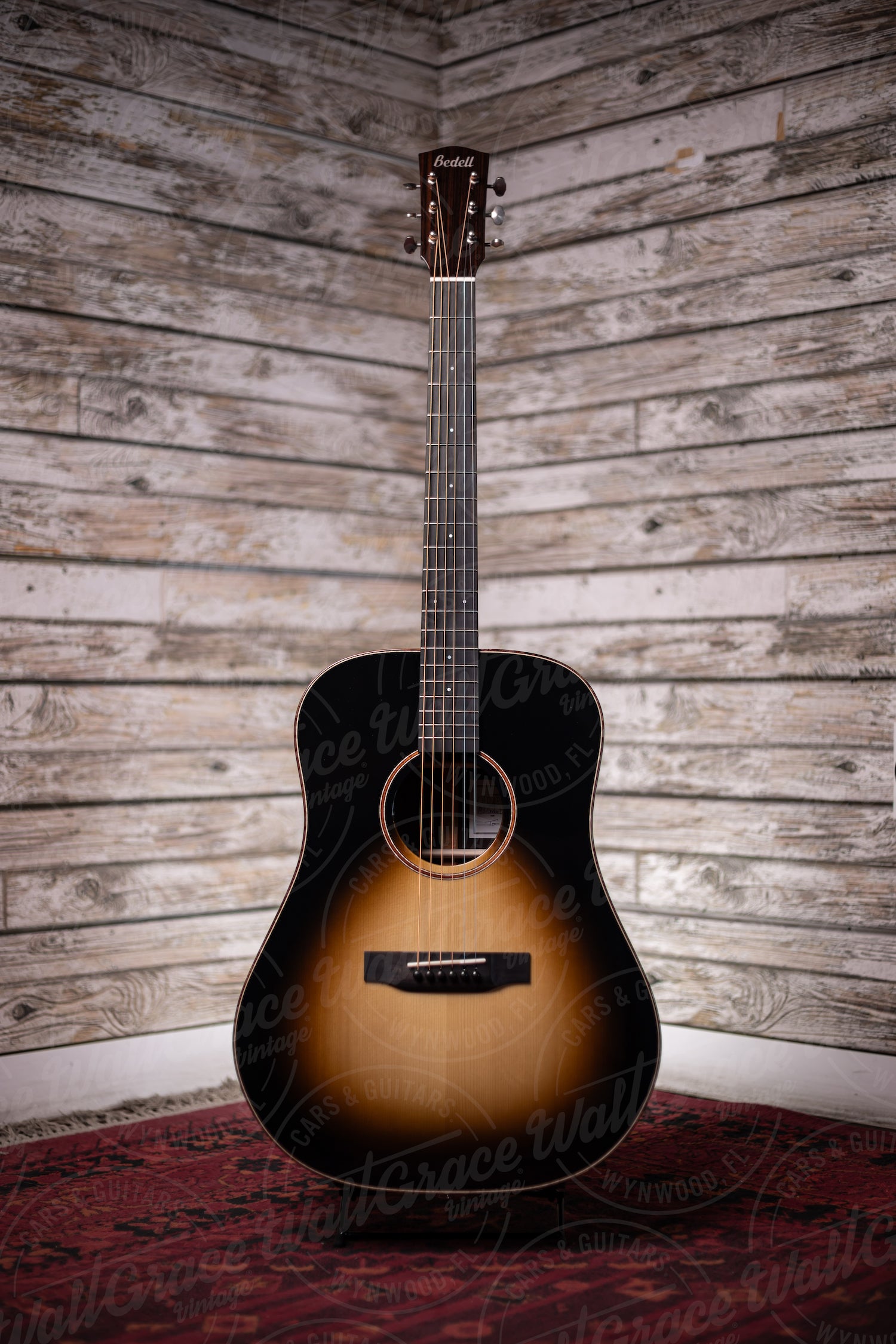 Bedell Coffee House Dreadnought Acoustic Guitar - Sunburst