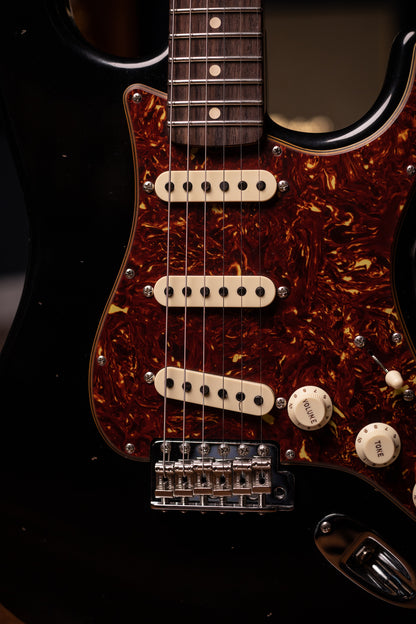 Fender Custom Shop Postmodern Stratocaster Journeyman Relic with Closet Classic Hardware - Aged Black