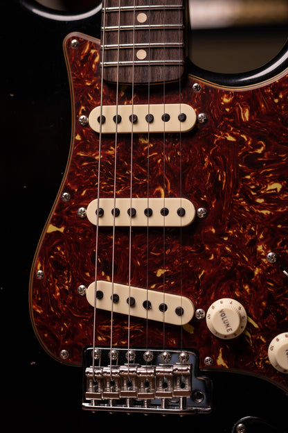 Fender Custom Shop Postmodern Stratocaster Journeyman Relic with Closet Classic Hardware - Aged Black
