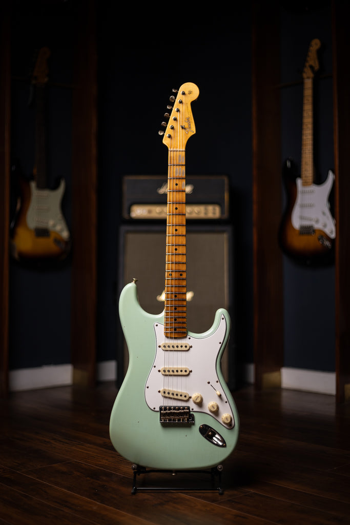 Fender Custom Shop Post Modern Stratocaster Journeyman Relic Electric Guitar - Aged Surf Green