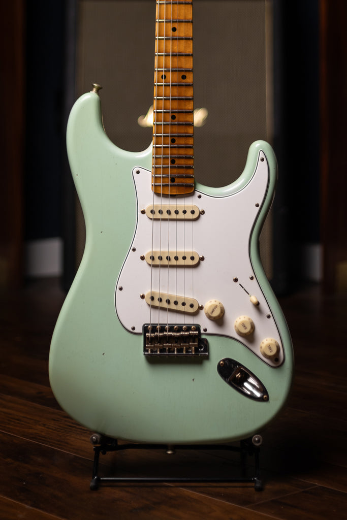 Fender Custom Shop Post Modern Stratocaster Journeyman Relic Electric Guitar - Aged Surf Green