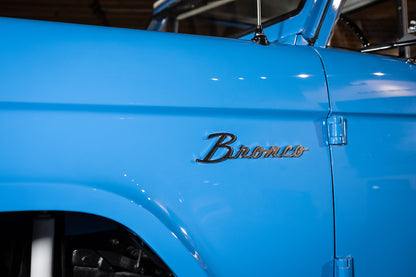 1969 Ford Bronco Half Cab | Harbor Blue