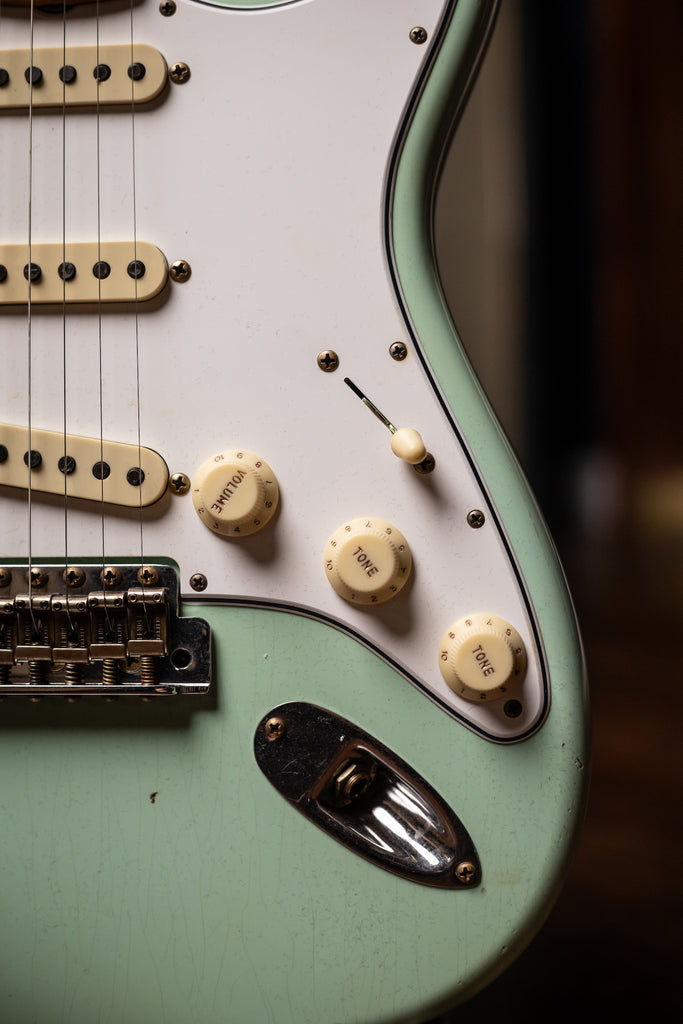 Fender Custom Shop Post Modern Stratocaster Journeyman Relic Electric Guitar - Aged Surf Green