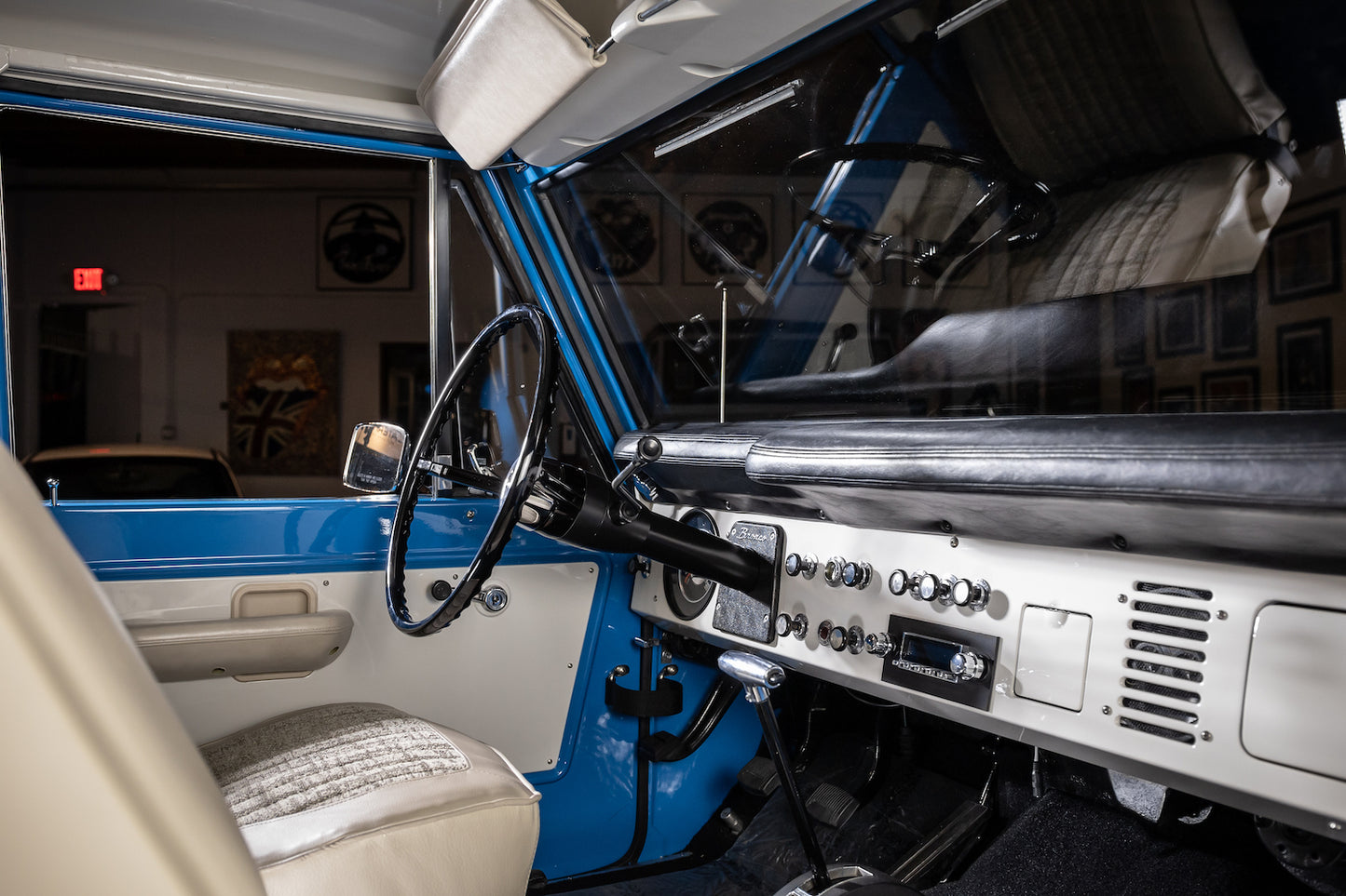 1969 Ford Bronco Half Cab | Harbor Blue