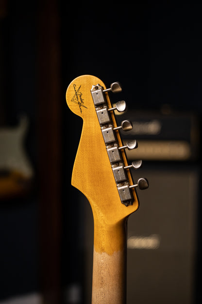 Fender Custom Shop Post Modern Stratocaster Journeyman Relic Electric Guitar - Aged Surf Green