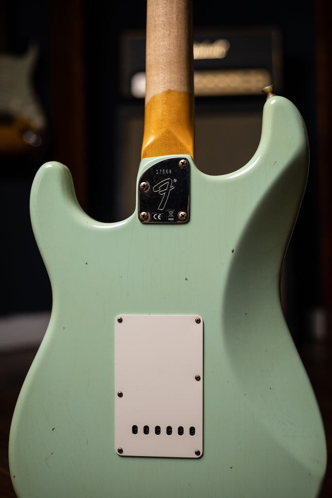 Fender Custom Shop Post Modern Stratocaster Journeyman Relic Electric Guitar - Aged Surf Green