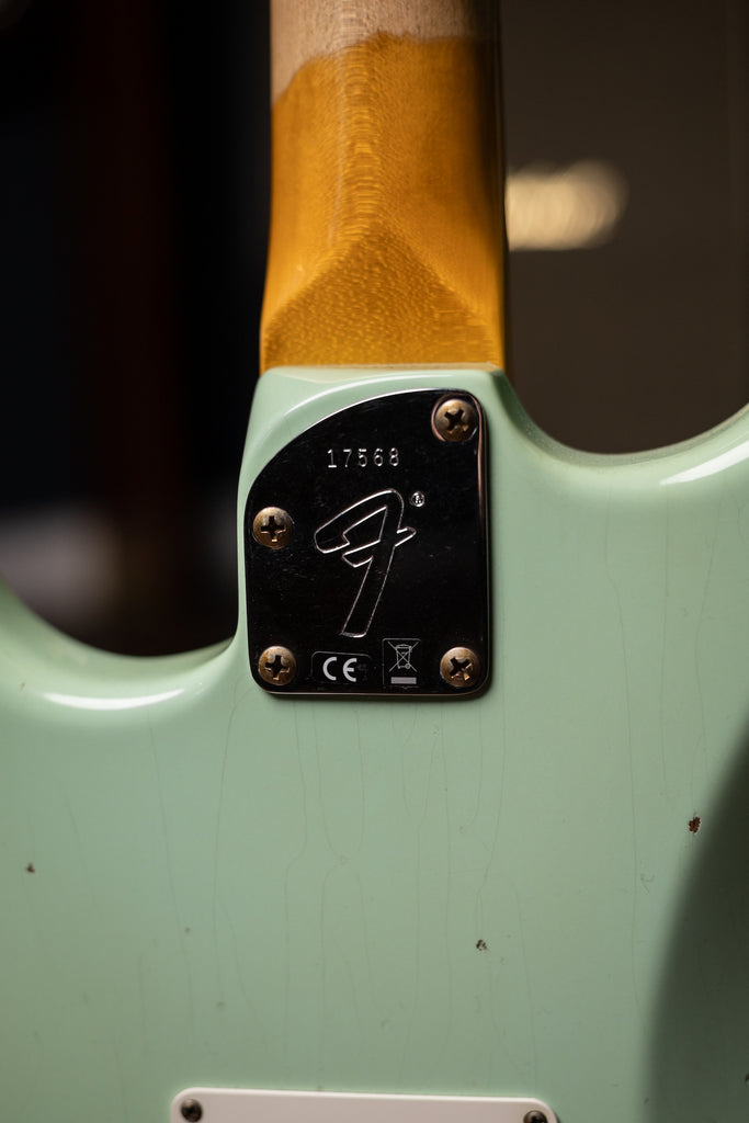 Fender Custom Shop Post Modern Stratocaster Journeyman Relic Electric Guitar - Aged Surf Green