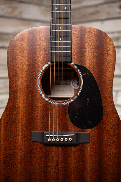 Martin D-10E Road Series Acoustic-Electric Guitar - Natural Sapele