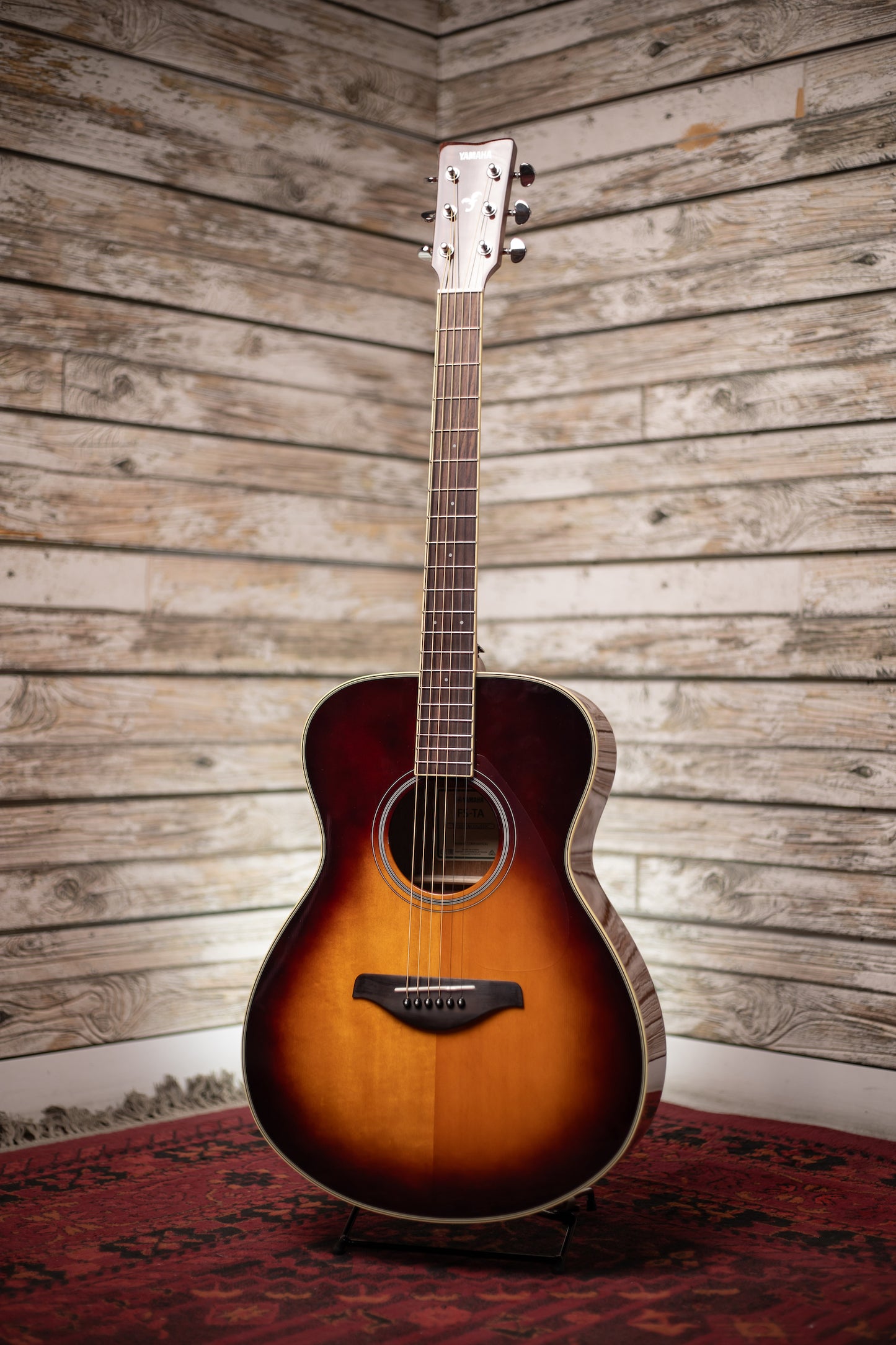 Yamaha FS-TA TransAcoustic Concert Acoustic Guitar - Brown Sunburst