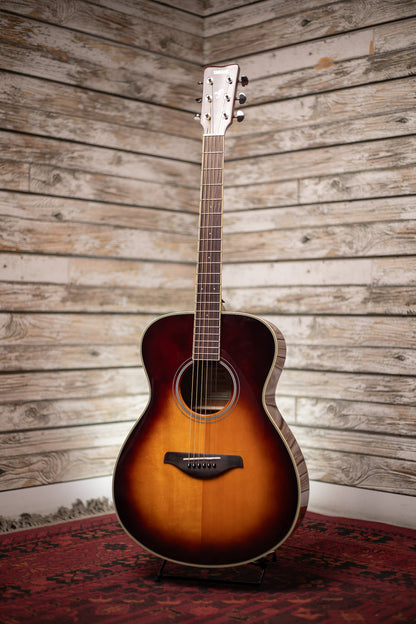 Yamaha FS-TA TransAcoustic Concert Acoustic Guitar - Brown Sunburst
