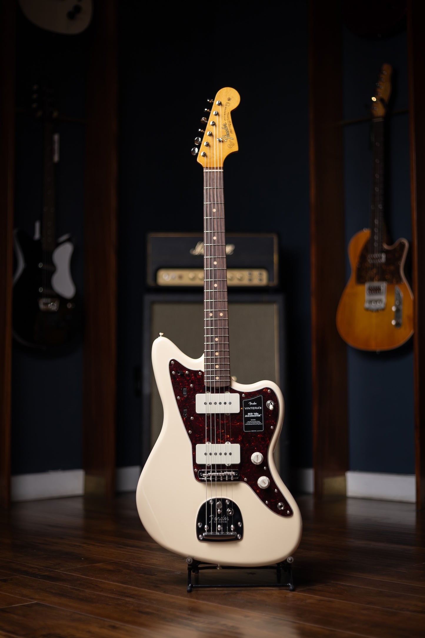 Fender Vintera® III Mid '60s Jazzmaster®, Rosewood Fingerboard Electric Guitar - Olympic White