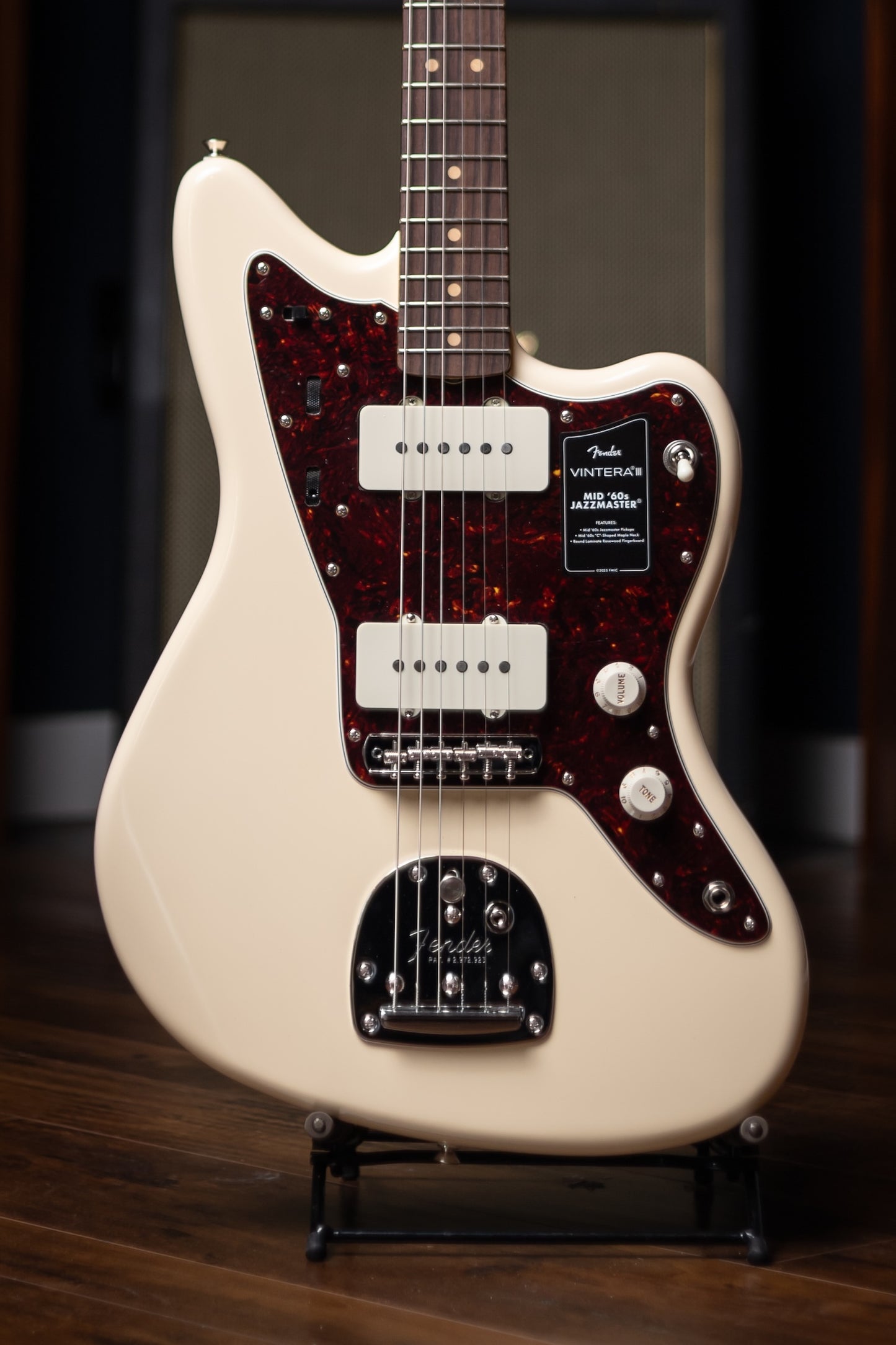 Fender Vintera® III Mid '60s Jazzmaster®, Rosewood Fingerboard Electric Guitar - Olympic White