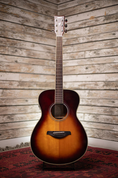 Yamaha FS-TA TransAcoustic Concert Acoustic Guitar - Brown Sunburst