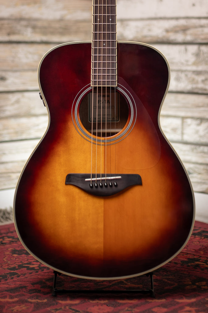 Yamaha FS-TA TransAcoustic Concert Acoustic Guitar - Brown Sunburst