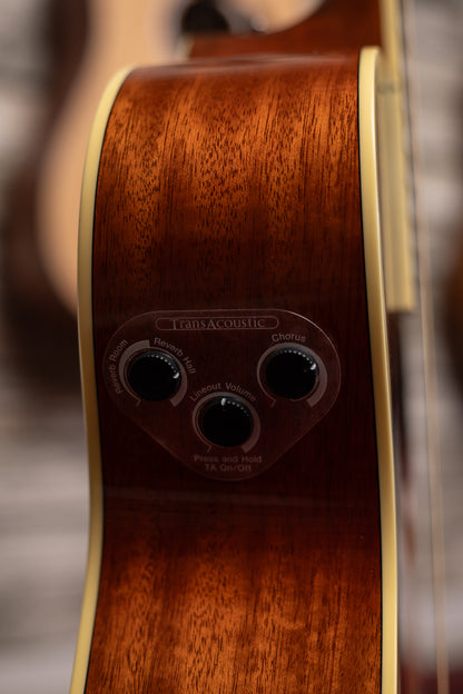 Yamaha FS-TA TransAcoustic Concert Acoustic Guitar - Brown Sunburst