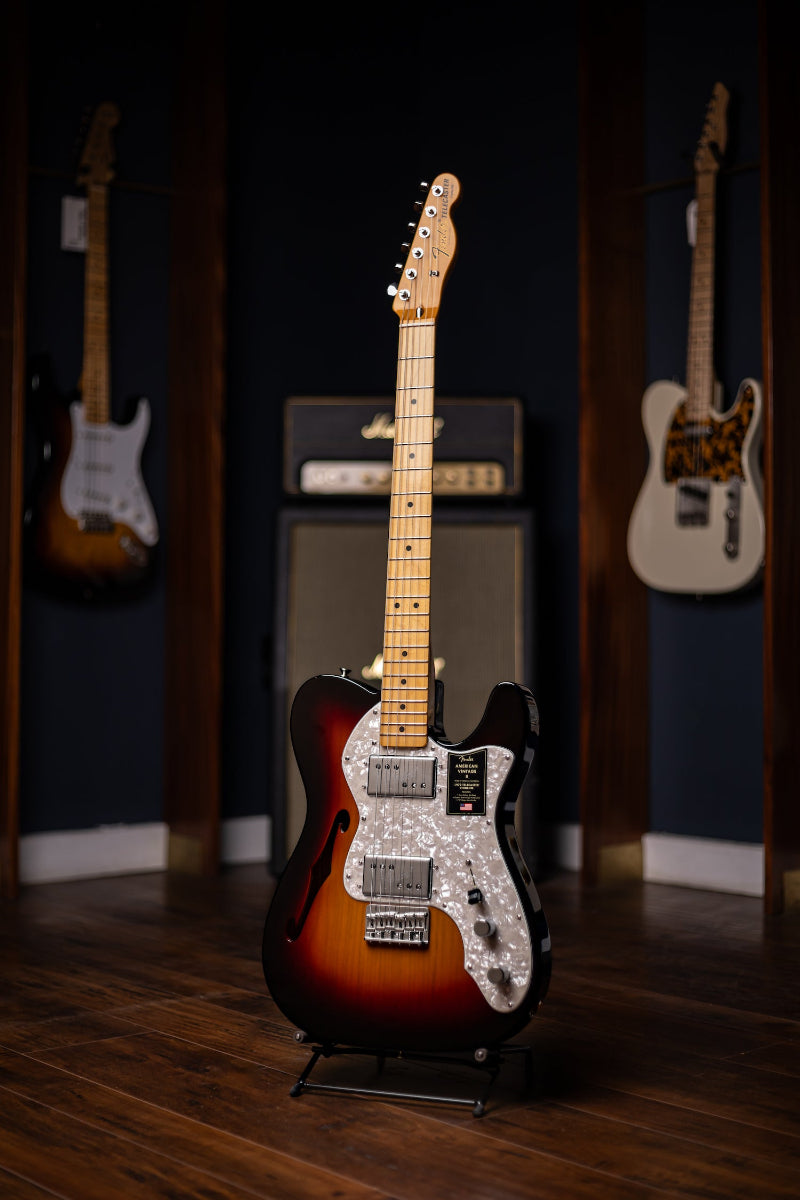 Fender American Vintage II 1972 Telecaster® Thinline  Electric Guitar - 3-Color Sunburst