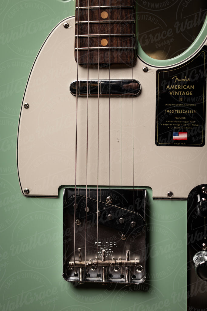 Fender American Vintage II 1963 Telecaster Electric Guitar - Surf Green