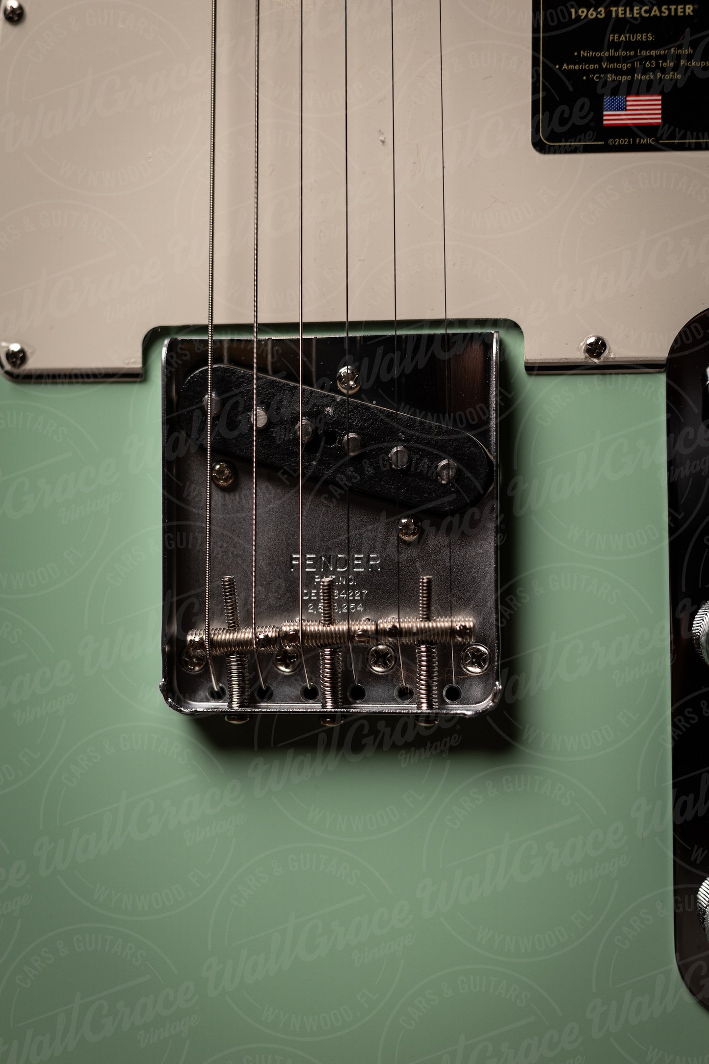 Fender American Vintage II 1963 Telecaster Electric Guitar - Surf Green