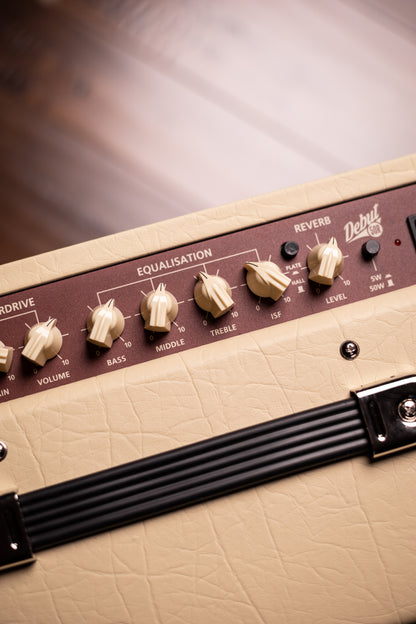 Blackstar Debut 50R 1 x 12-inch 50-watt Combo Amp - Cream