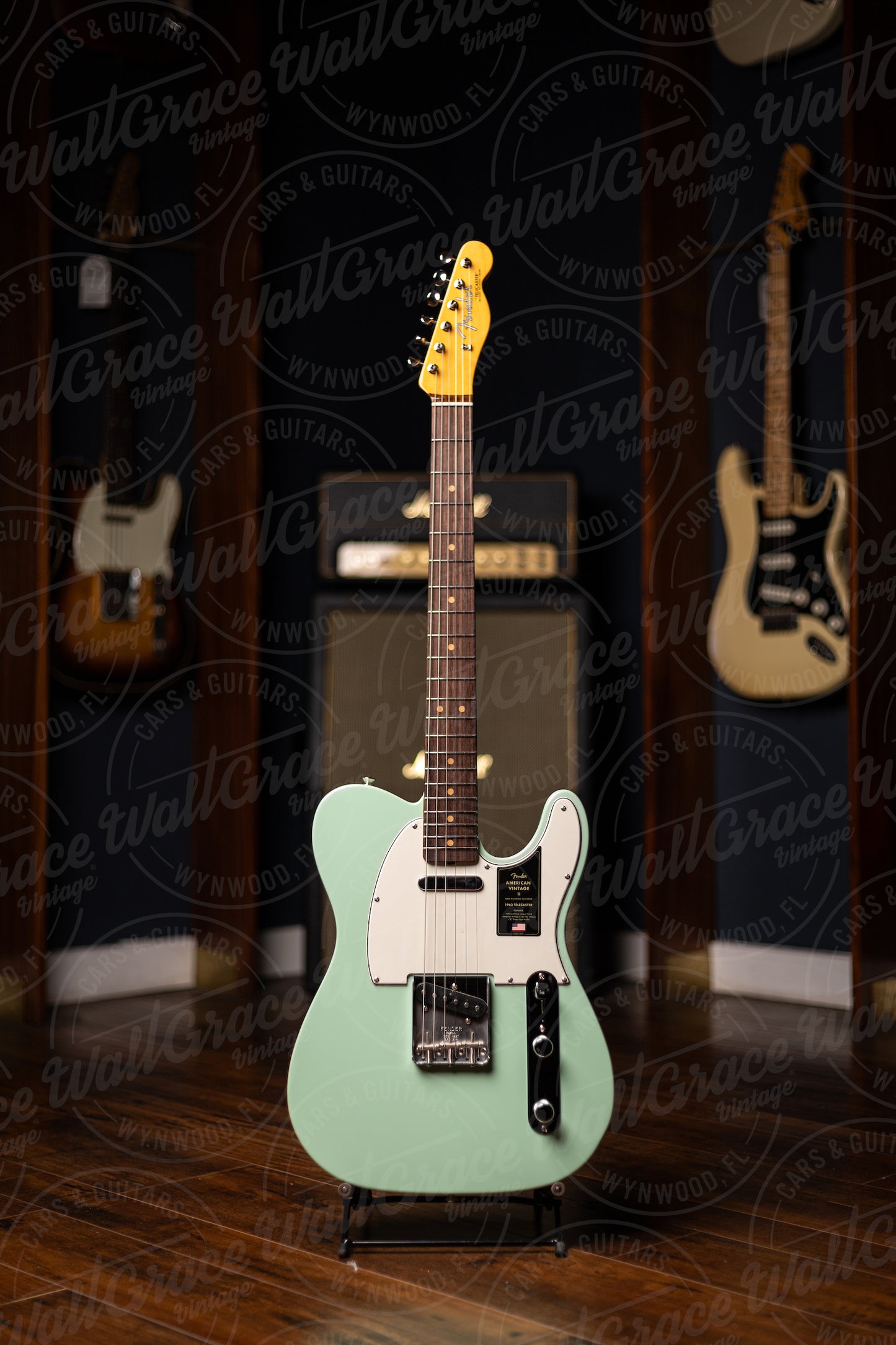 Fender American Vintage II 1963 Telecaster Electric Guitar - Surf Green
