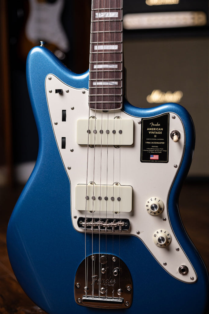 Fender American Vintage II 1966 Jazzmaster Electric Guitar - Lake Placid Blue