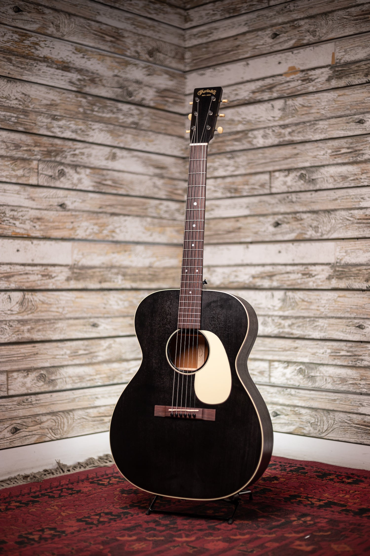 Martin 000-17E Acoustic-Electric Guitar - Black Smoke