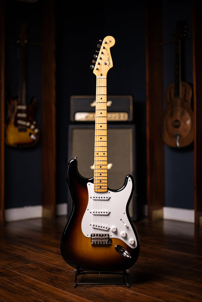 Fender Custom Shop Vintage Custom 1955 Stratocaster NOS Electric Guitar - Wide-Fade 2-Color Sunburst