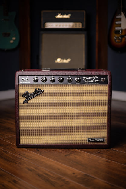 Fender FSR LTD Tone Master Princeton Reverb Combo Amp - Wine