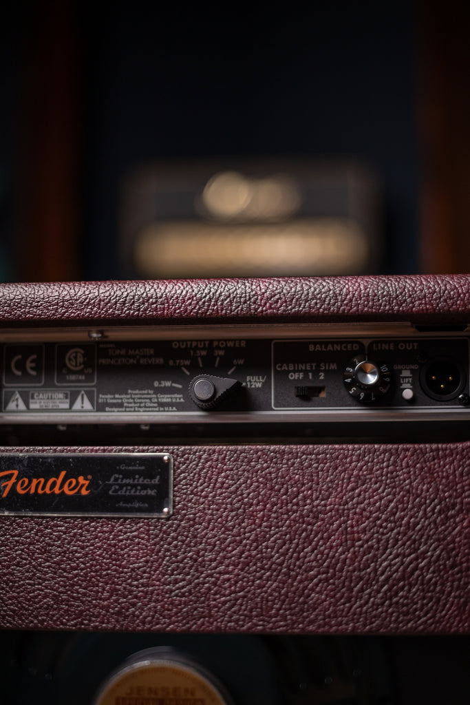 Fender FSR LTD Tone Master Princeton Reverb Combo Amp - Wine