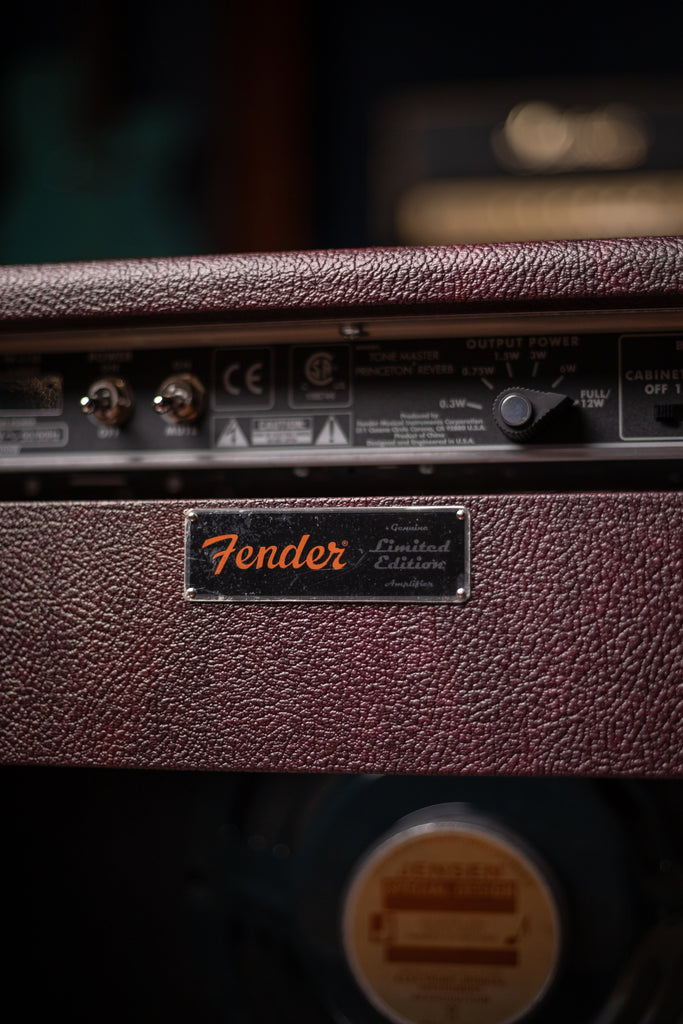 Fender FSR LTD Tone Master Princeton Reverb Combo Amp - Wine