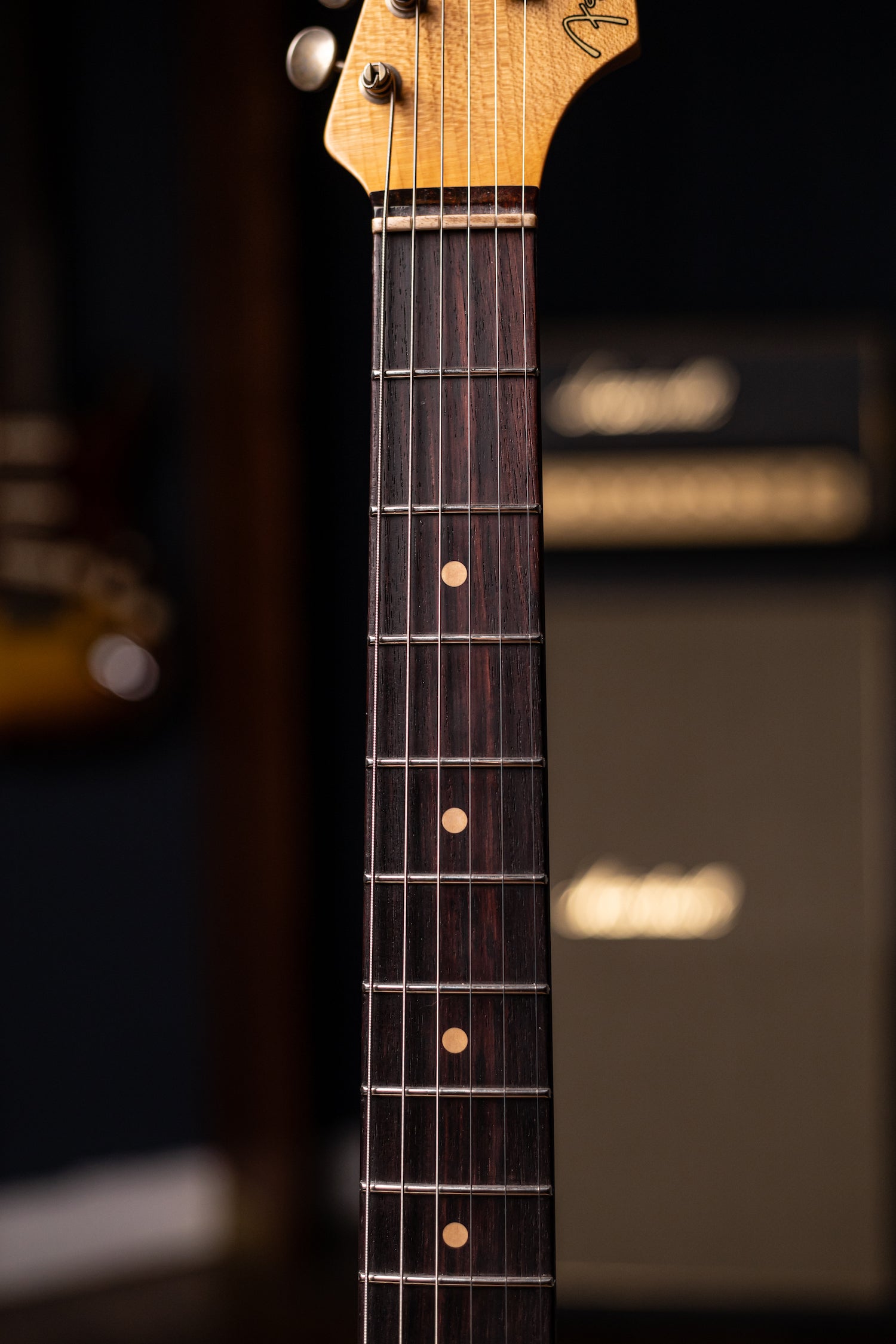 Fender Custom Shop 1959 Journeyman Stratocaster Electric Guitar - Faded Aged Sage Green Metallic