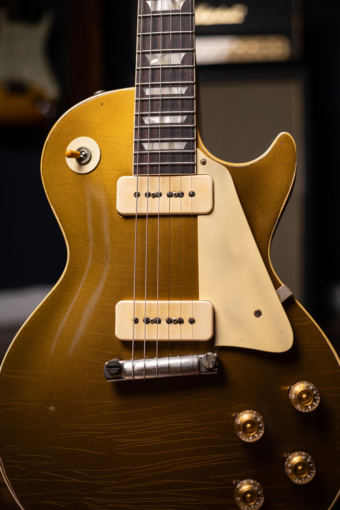 Gibson Custom Shop Murphy Lab 1954 Les Paul Heavy Aged Electric Guitar - Double Gold