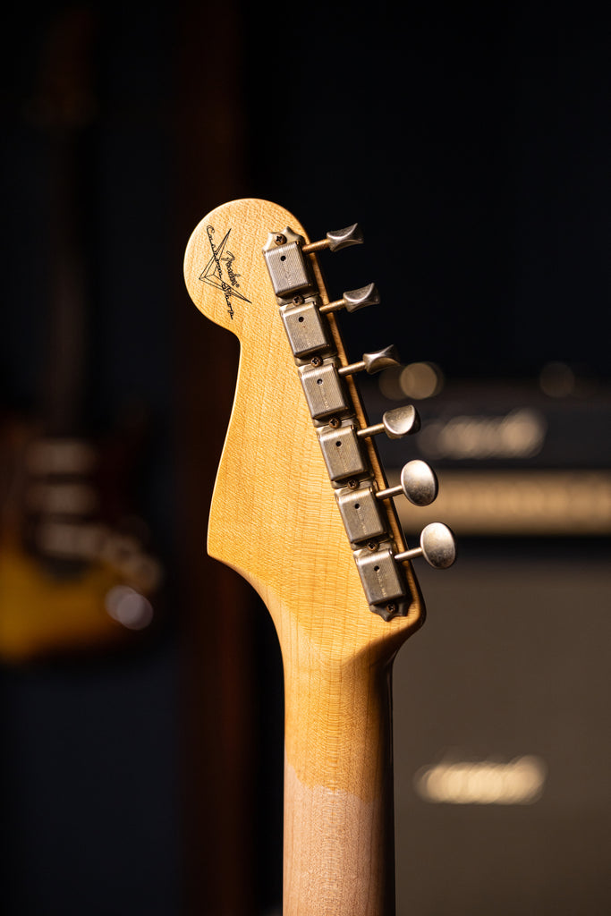 Fender Custom Shop 1959 Journeyman Stratocaster Electric Guitar - Faded Aged Sage Green Metallic