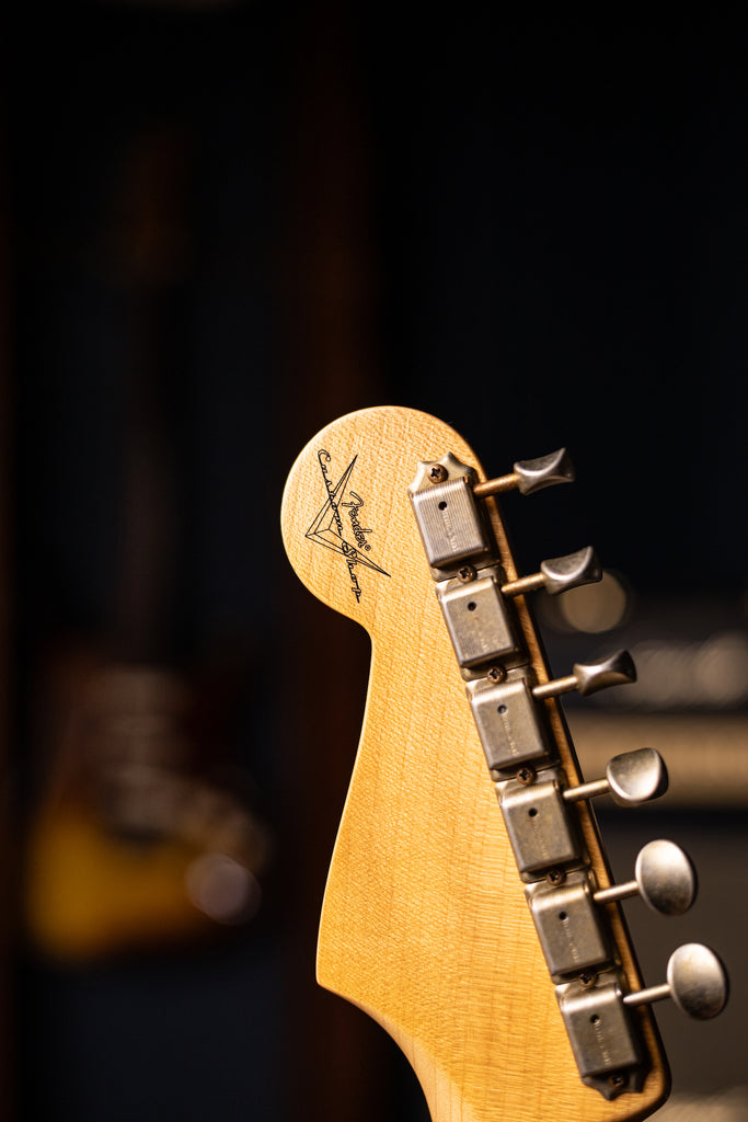 Fender Custom Shop 1959 Journeyman Stratocaster Electric Guitar - Faded Aged Sage Green Metallic