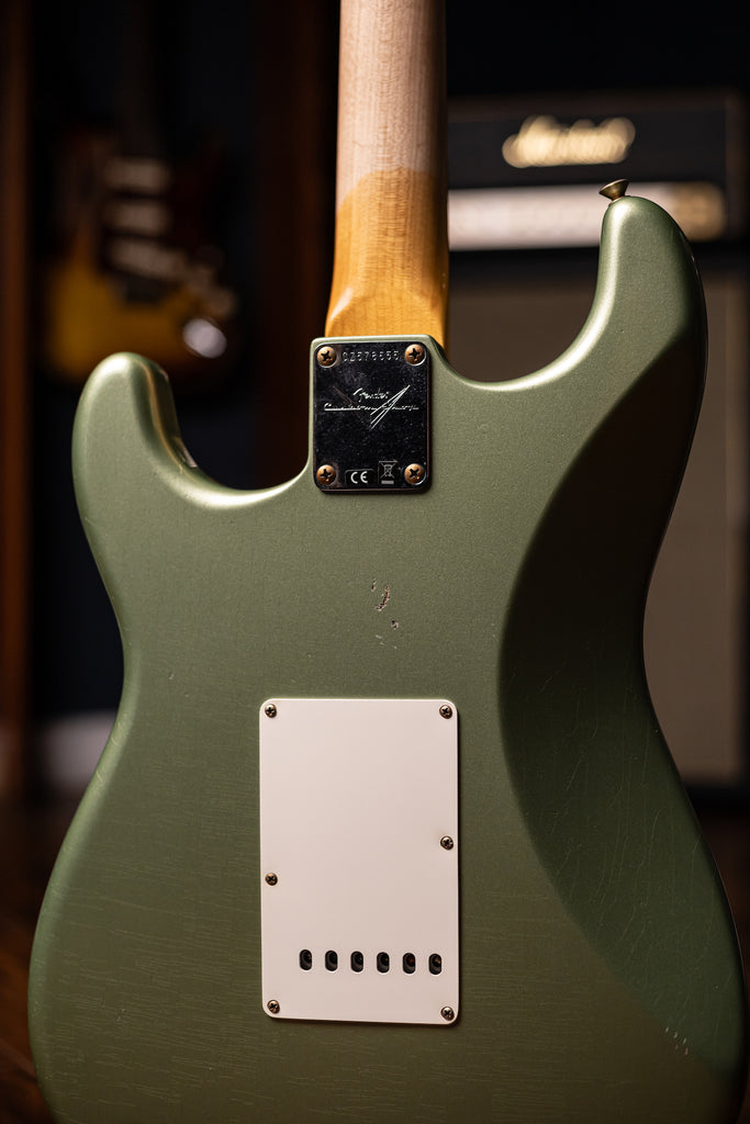 Fender Custom Shop 1959 Journeyman Stratocaster Electric Guitar - Faded Aged Sage Green Metallic