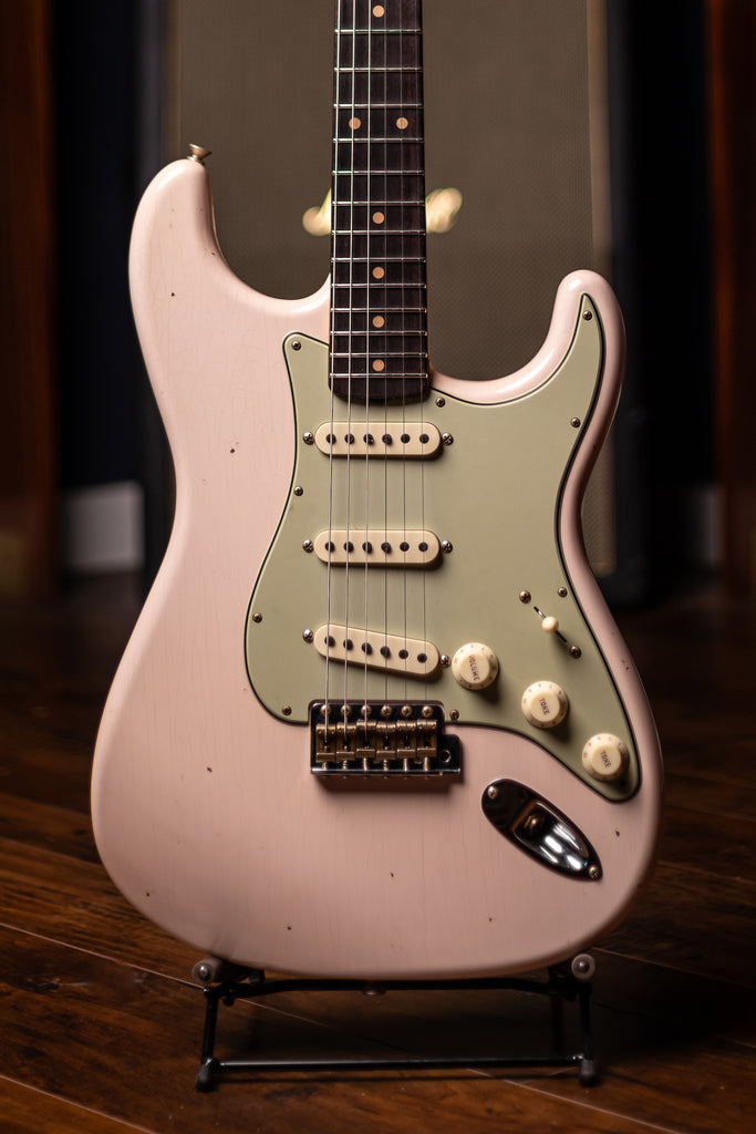 Fender Custom Shop 1959 Journeyman Stratocaster Electric Guitar - Super Faded Aged Shell Pink