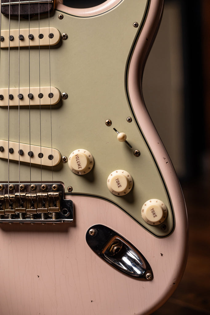 Fender Custom Shop 1959 Journeyman Stratocaster Electric Guitar - Super Faded Aged Shell Pink