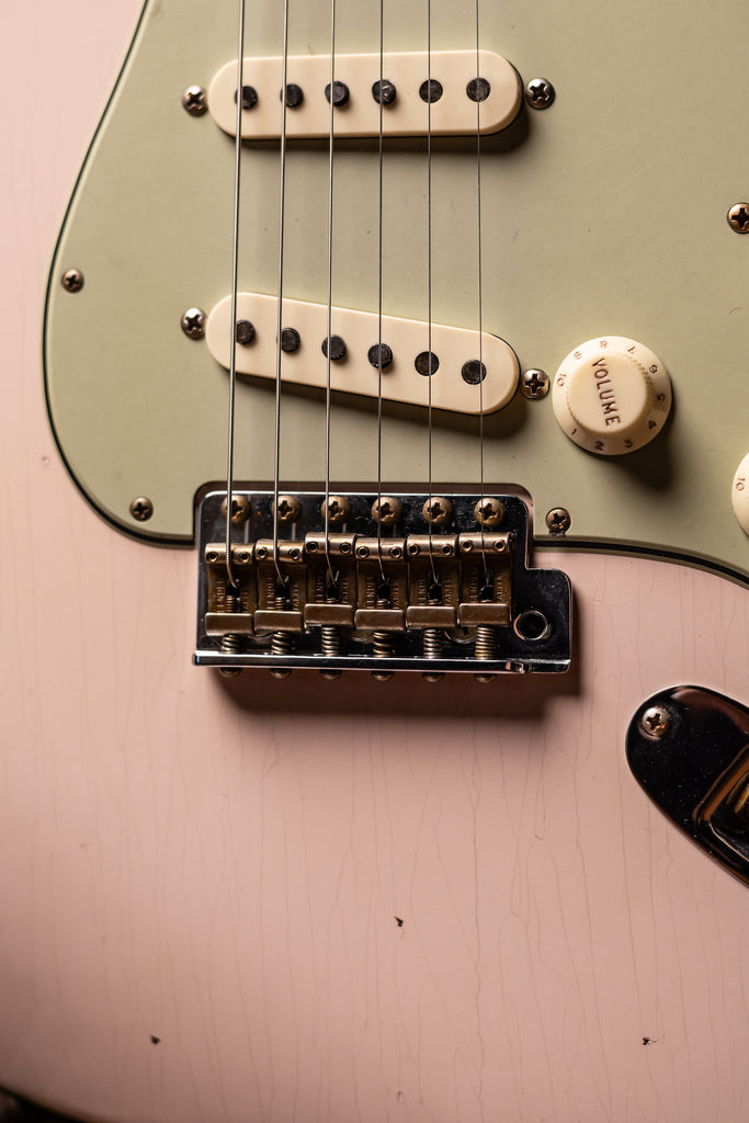 Fender Custom Shop 1959 Journeyman Stratocaster Electric Guitar - Super Faded Aged Shell Pink