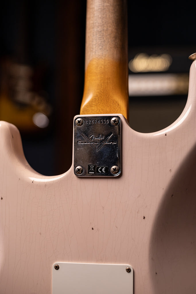 Fender Custom Shop 1959 Journeyman Stratocaster Electric Guitar - Super Faded Aged Shell Pink