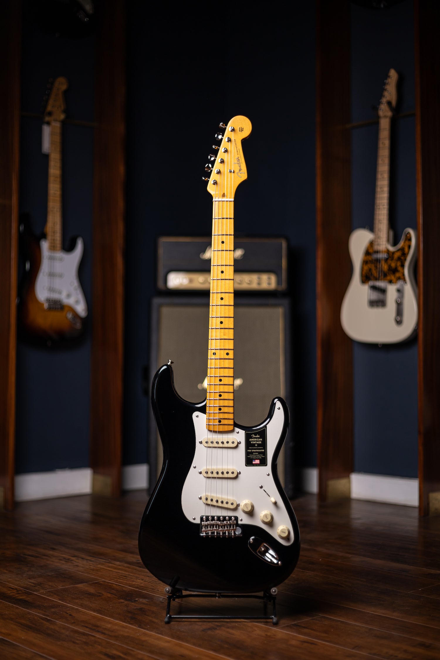 Fender American Vintage II 1957 Stratocaster® Electric Guitar - Black