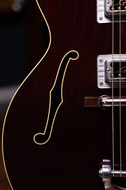2018 Gretsch G6119-1962HT Chet Atkins Tennessee Rose HT Electric Guitar - Burgundy